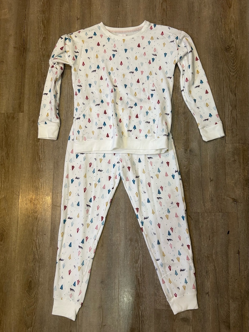 LC Lauren Conrad Women's Christmas Winter Tree Pajama Set SZ S
